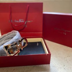 Ferragamo Belt And Wallet Set