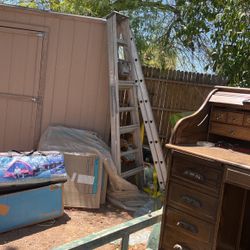 A-frame ladder 8’        16 foot leaning ladder Each