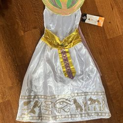 Girl’s HALLOWEEN COSTUME Cleopatra Pocahontas Native American 10 Each Large 10-12