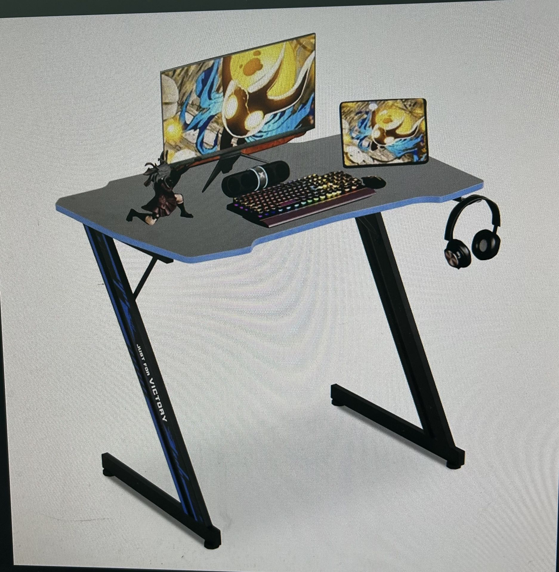 Gaming Z Shaped Desk