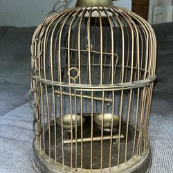 Brass Vintage Bird Cage 