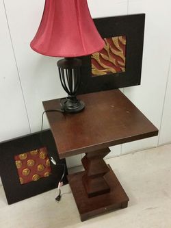 Lamp end table pictures ALL FOR $45