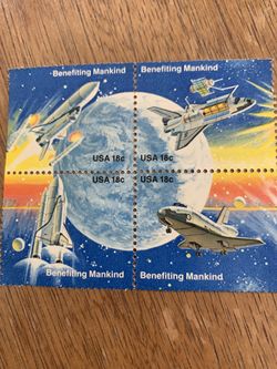 1981 Unused Shuttle Stamps