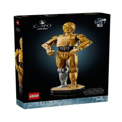 LEGO Star Wars C-3PO Buildable Droid Figure with C-3PO Minifigure (LEGO Model: 75398)