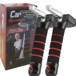 3 in 1 Vehicle Support Handles, Elderly Portable Automotive Door Assist Handle, with Seatbelt Cutter and Window Breaker for Elderly and Handicapped (H