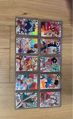 ONE PIECE x Round 1 Promo FULL COMPLETE SET of 10 Cards English