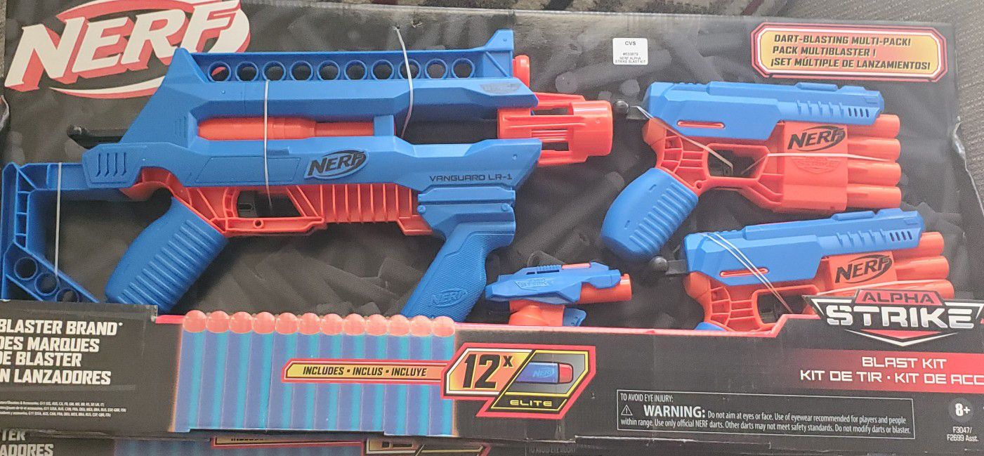 Brand New Nerf Gun Set