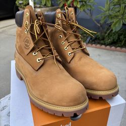 New Timberland Premium 6 Inch Waterproof Wheat Boots