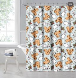 Disney Christmas Shower Curtain 