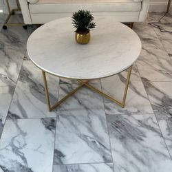 FAUX MARBLE TABLE
