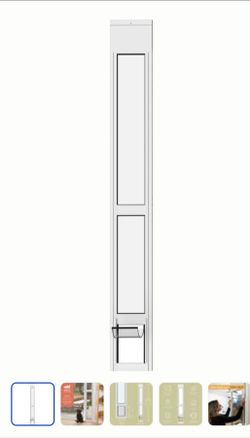 Pets glass patio door insert