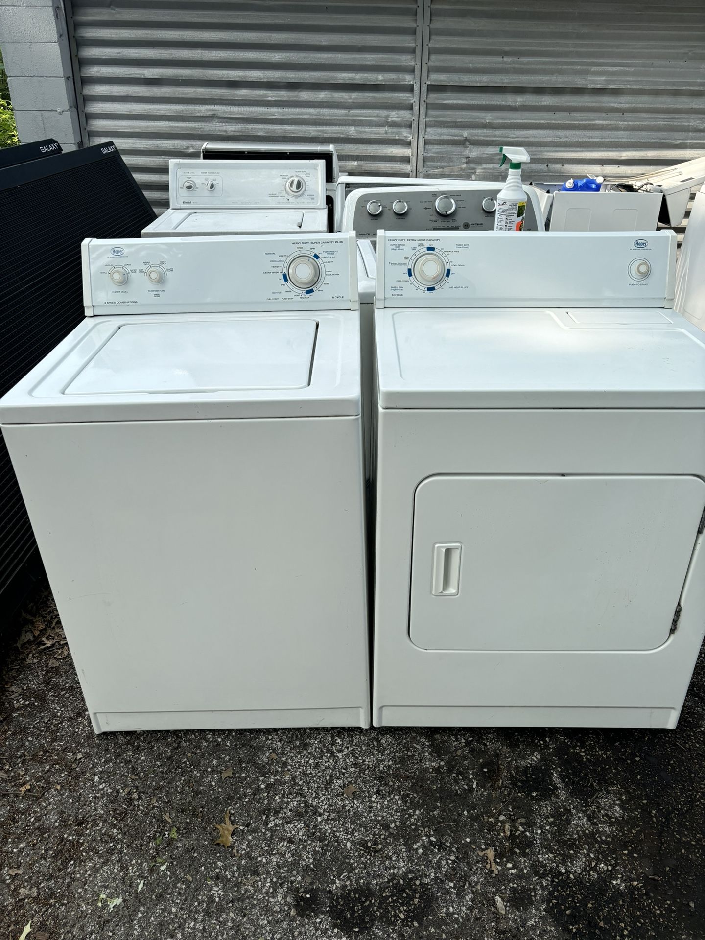 Roper Washer And Electric Dryer