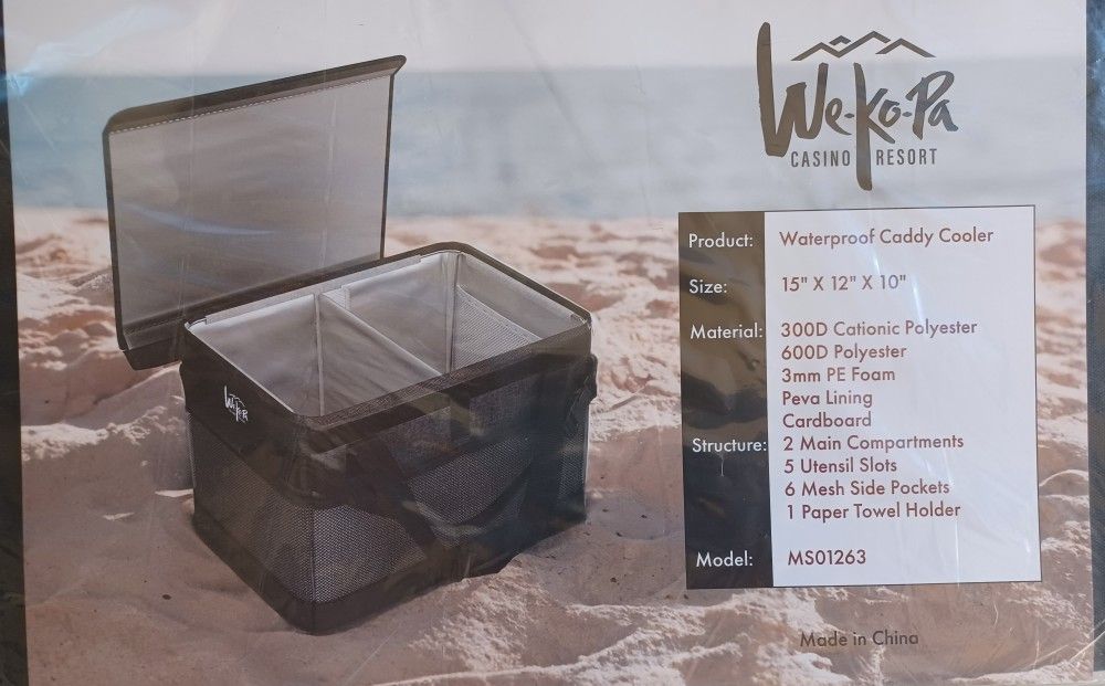 NEW Waterproof Caddy Cooler