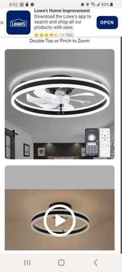 HOMIFORCE CEILING FAN LIGHT