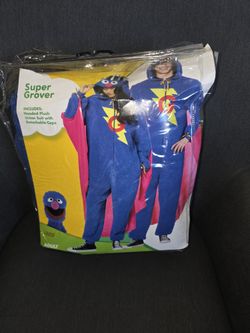 Super Grover Adult Costume