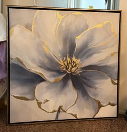 Flower Picture Decor  39’’X 39”