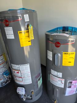 New Water Heater Rheem Performance Plus