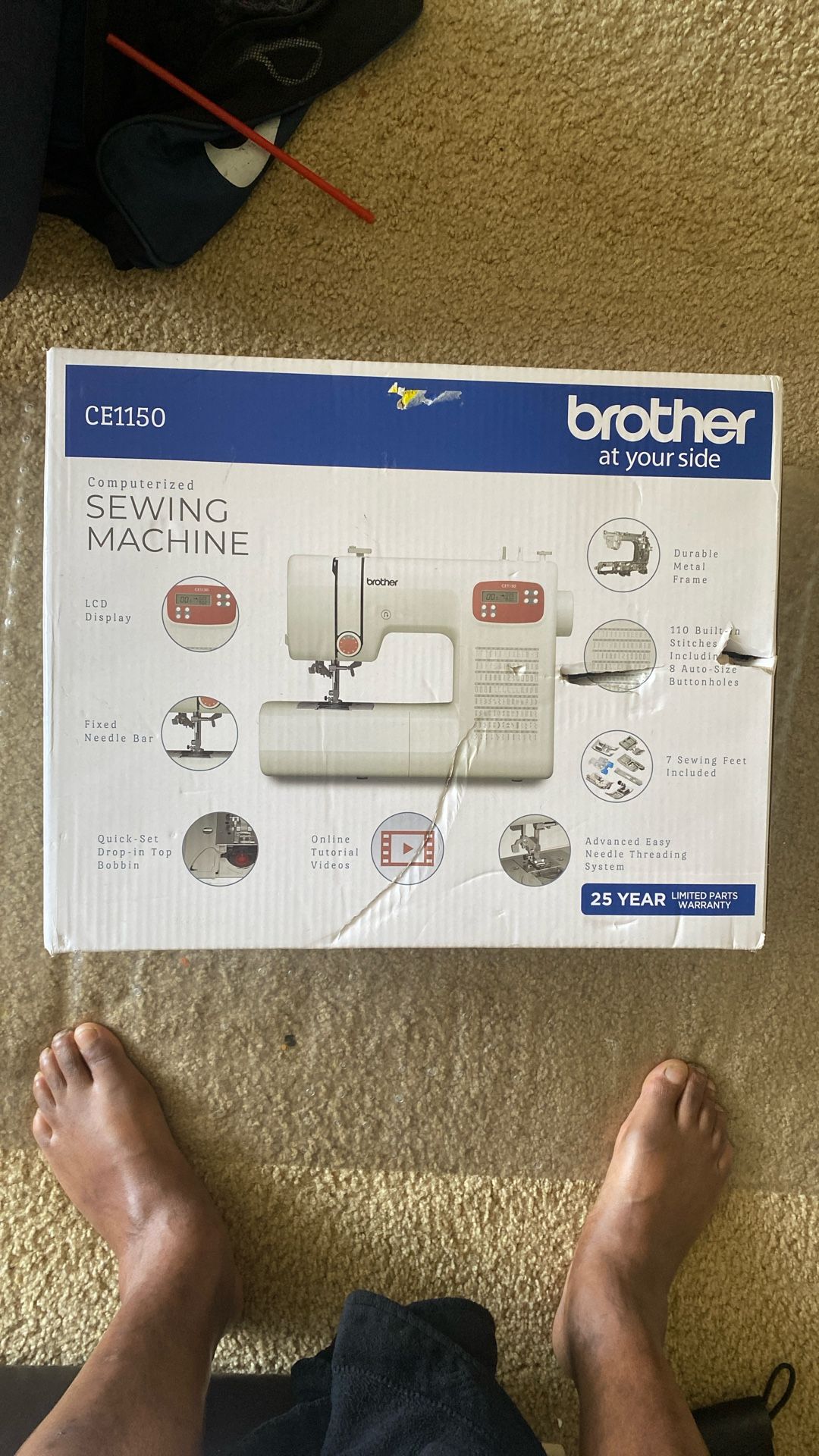 Sewing machine portable