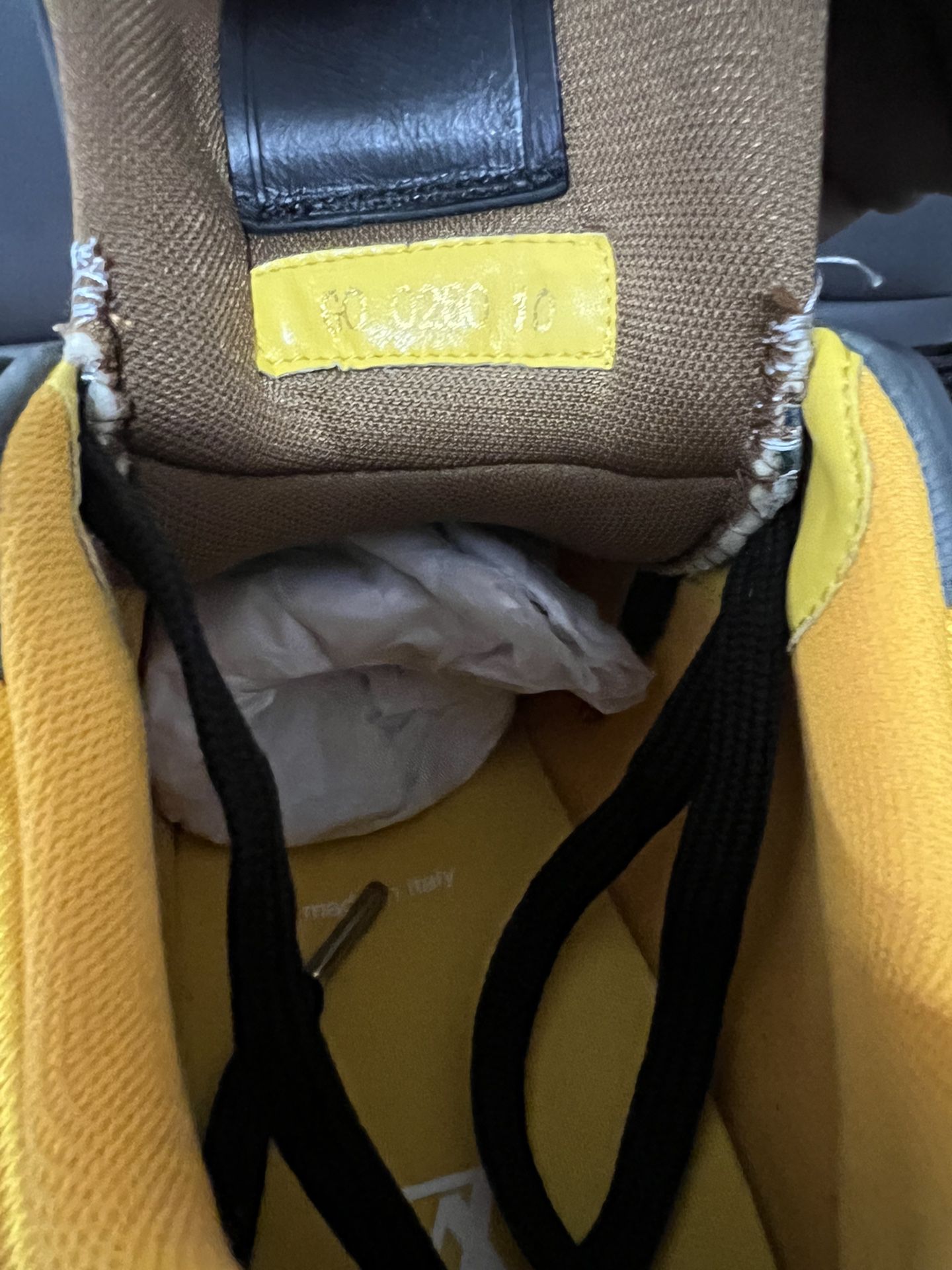 SALEOFF Louis Vuitton Trainer Yellow Embossed Monogram - USALast