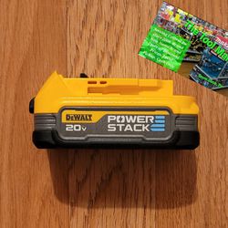 New Dewalt 20v 1.7ah PowerStack Battery $45 Firm Pickup Only 
