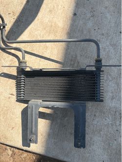 Transmission Oil Cooler with Mounting Brackets
