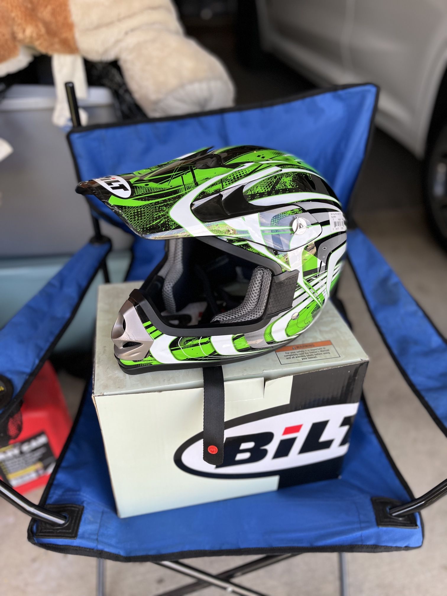Bilt Kids Dirt Bike Helmet & Chest Protector