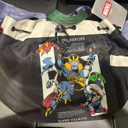 Marvel Superheroes & Villains Drawstring Bag