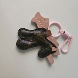 Upcycled with authentic LV material