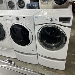 XL Whirlpool Washer Dryer w/ Steam