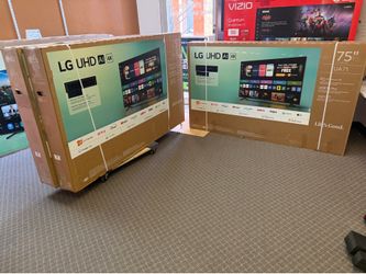 75 LG tv $55 down on Financing for delivery six month warranty