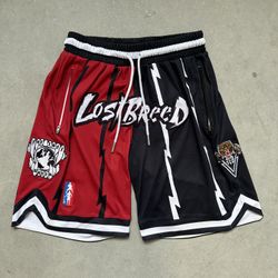 The Lost Breed TLB Stay Hungry Stay Focused Bred Retro Shorts 2018 (S) Small