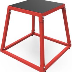 BRAND NEW 18 Inch Plyometric Jump Box Fitness Exercise Plyo Box Step Cross