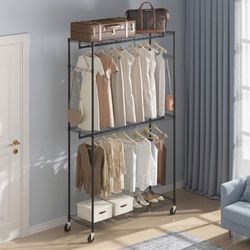 Clothes Rack, Closet Wardrobe 