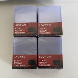 Top Loaders For Cards 100 Count 3”x4”