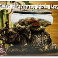 home trends international elephant fish bowl