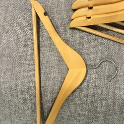 Set of 41 Kids Wooden Hangers – Sturdy & Smooth Finish