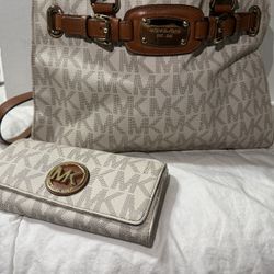 Michael Kors and matching Michael Kors wallet