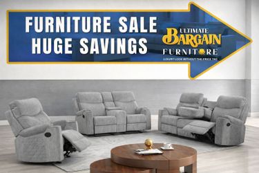 Grande - Gray Manual Recliner with Cup Holder