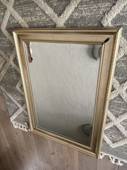 31x 43 Gold Toned Mirror