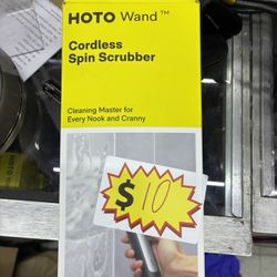 HOTO Wand Cordless Spin Scrubber