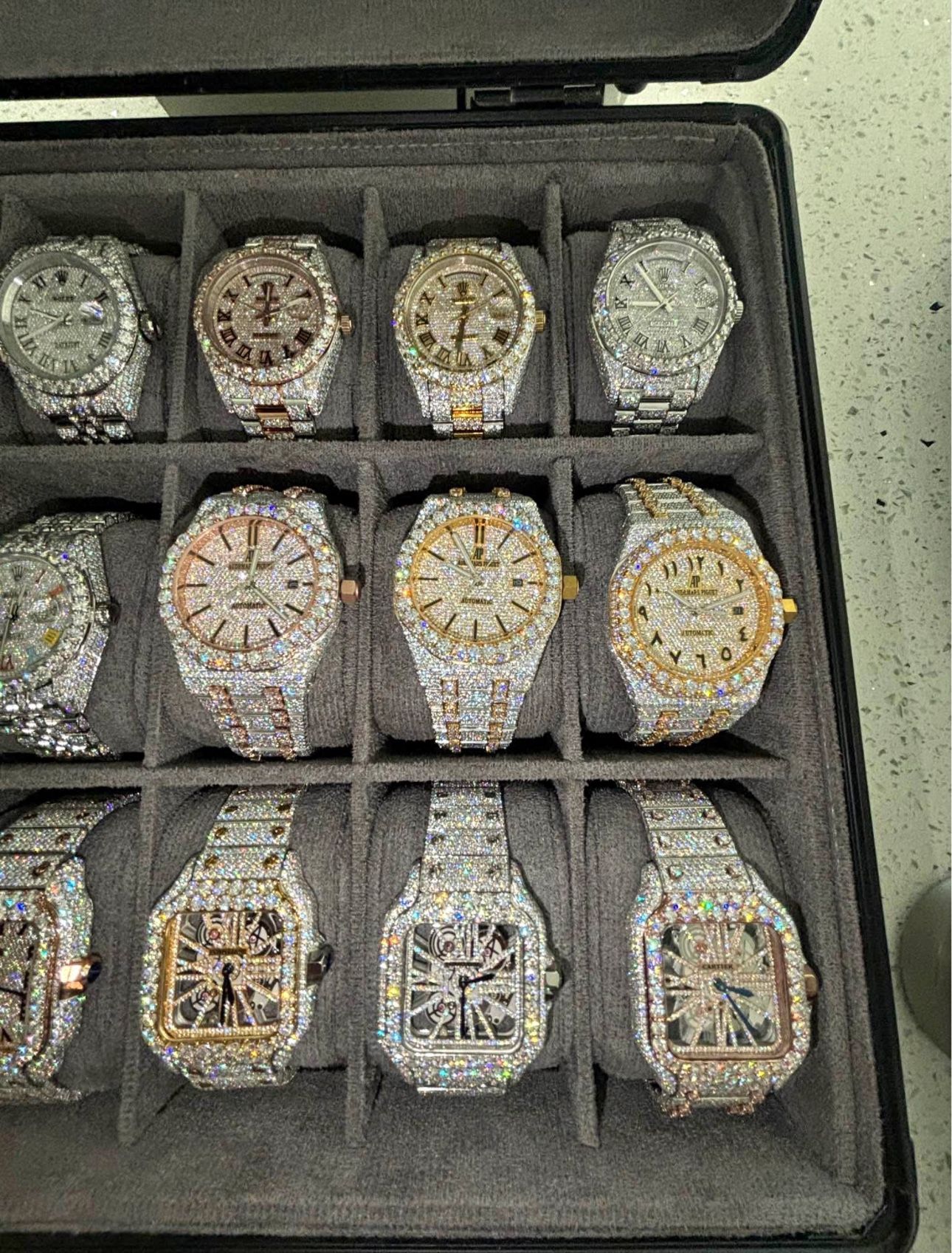 VVS Moisanite Watchs
