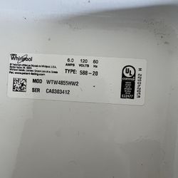 Whirlpool Washer 