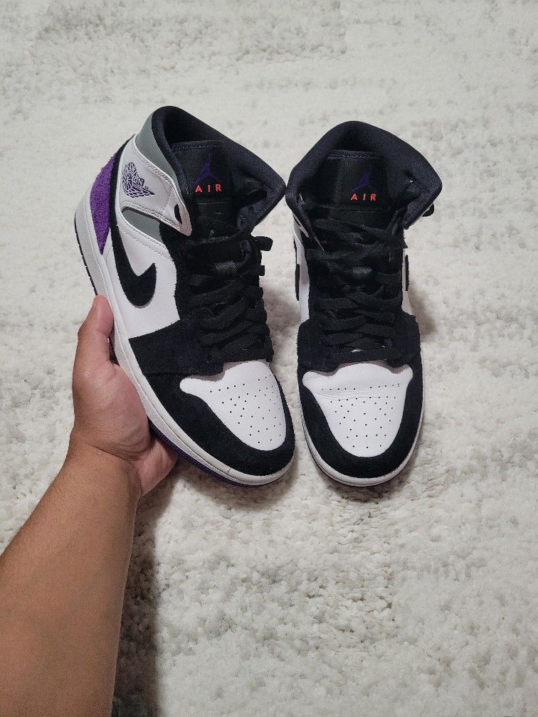 Air jordan 1 mid purple
