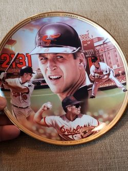 #18811A Bradford Exchange 1st plate Baseball Record Breaker Cal Ripken Baltimore Orioles