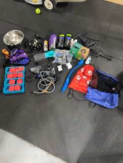 Dog Supplies Bundle – Harness, Grooming, Bowls, Toys & Accessories – $40 OBO