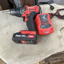 Bauer 20V Cordless Drill with Charger