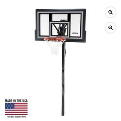 Lifetime Adjustable Inground Basketball Hoop, 50 inch Polycarbonate (1084)