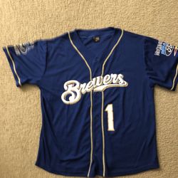 Brewers baseball jersey