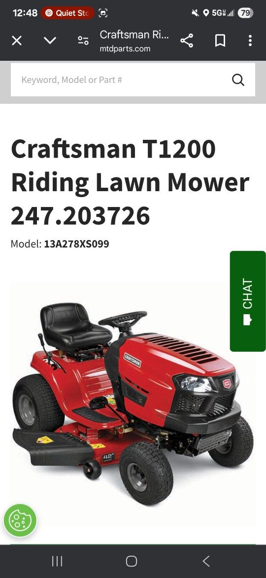 Troy Built Riding Lawn Mower