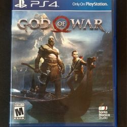 GOD OF WAR PS4 - COMPLETE WITH CASE AND DISC 